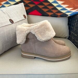 Espirit Cozy Faux Fur Lined Ankle Boots